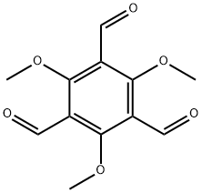 1,3,5-BENZENETRICARBOXALDEHYDE, 2,4,6-TRIMETHOXY- Struktur