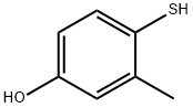 Phenol, 4-mercapto-3-methyl- Structure