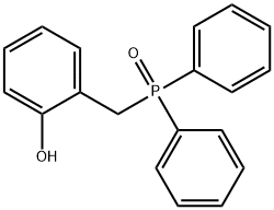 (2-hydroxybenzyl)diphenylphosphine oxide Struktur