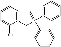 (2-hydroxybenzyl)diphenylphosphine oxide Structure