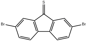 2,7-二溴-9H-芴-9-硫酮,70624-58-7,结构式
