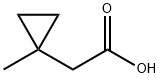 2-(1-Methylcyclopropyl)acetic acid Structure