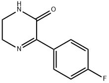 2(1H)-Pyrazinone, 3-(4-fluorophenyl)-5,6-dihydro- Struktur