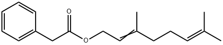 geranyl phenyl acetate Structure