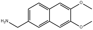 (6,7-dimethoxynaphthalen-2-yl)methanamine,72336-56-2,结构式