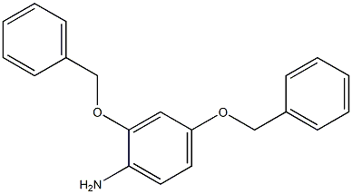 2,4-bis-benzyloxy-aniline Struktur
