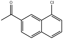 Ethanone, 1-(8-chloro-2-naphthalenyl)- Structure