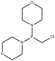 4-[chloromethyl(morpholin-4-yl)phosphoryl]morpholine 化学構造式