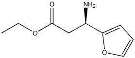 (R)-3-氨基-3-(呋喃-2-基)丙酸乙酯, 737752-26-0, 结构式