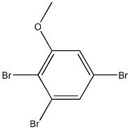 1,2,5-tribromo-3-methoxybenzene Struktur