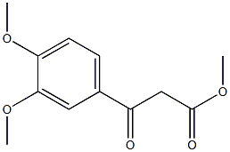 3-(3,4-DIMETHOXY-PHENYL)-3-OXO-PROPIONIC ACID METHYL ESTER Struktur