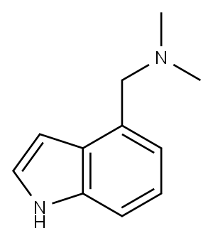 1-(1H-indol-4-yl)-N,N-dimethylmethanamine Structure