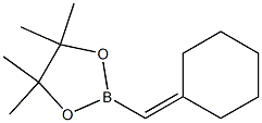 2-(cyclohexylidenemethyl)-4,4,5,5-tetramethyl-1,3,2-dioxaborolane Structure