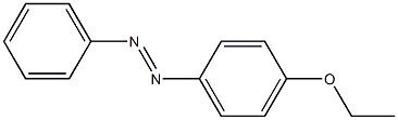 (4-ethoxyphenyl)phenyldiazene, 7466-38-8, 结构式