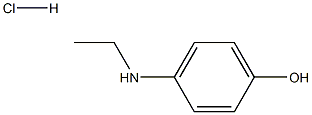 4-(ethylamino)phenol hydrochloride Structure