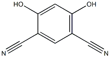 4,6-dihydroxybenzene-1,3-dicarbonitrile 结构式