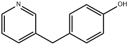 4-(pyridin-3-ylmethyl)phenol Structure