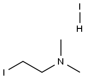 (2-碘乙基)二甲基胺氢碘酸盐,76004-08-5,结构式