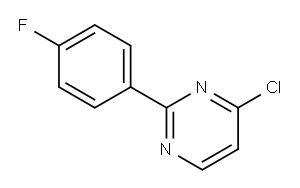 4-CHLORO-2-(4-FLUOROPHENYL)PYRIMIDINE Structure