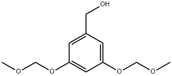 Benzenemethanol, 3,5-bis(methoxymethoxy)- Struktur