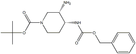 cis-1-boc-3-amino-4-(cbz-amino)piperidine|