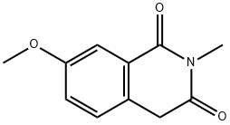 7-甲氧基-2-甲基-4H-异喹啉-1,3-二酮, 76746-95-7, 结构式