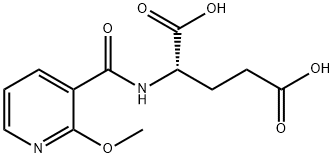 N-(2-Methoxynicotinoyl)Glutamic Acid Structure