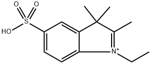1-Ethyl-2,3,3-Trimethyl-Indoleninium-5-Sulfonate Structure
