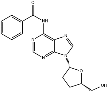 N6-Benzoyl-2',3'-dideoxyadenosine 结构式