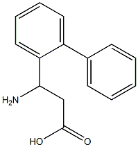 3-amino-3-{[1,1'-biphenyl]-2-yl}propanoic acid Structure
