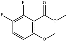 2,3-Difluoro-6-methoxybenzoic acid methyl ester,773876-05-4,结构式