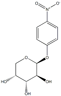 4-Nitrophenyl b-D-arabinopyranoside 结构式