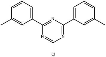 2-氯-4,6-双(3-甲基苯基)-1,3,5-三嗪, 78941-29-4, 结构式