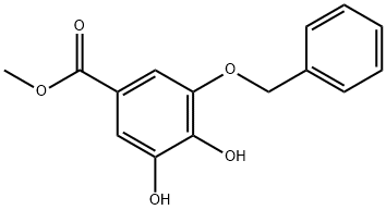 methyl 3-(benzyloxy)-4,5-dihydroxybenzoate Struktur