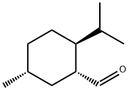 (1R,2S,5R)-2-异丙基-5-甲基环己烷甲醛 结构式