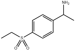 1-[4-(ethanesulfonyl)phenyl]ethan-1-amine Struktur