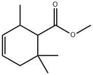 methyl 2,6,6-trimethylcyclohex-3-ene-1-carboxylate 结构式