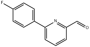 6-(4-氟苯基)吡啶-2-醛,834884-77-4,结构式