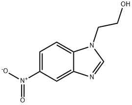 1H-Benzimidazole-1-ethanol, 5-nitro- Structure