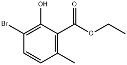 3-BROMO-2-HYDROXY-6-METHYL-BENZOIC ACID, ETHYL ESTER