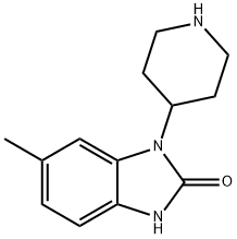 6-methyl-1-(piperidin-4-yl)-2,3-dihydro-1H-1,3-benzodiazol-2-one Structure
