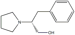 (R)-3-Phenyl-2-(1-pyrrolidinyl)-1-propanol Structure