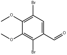 2,5-dibromo-3,4-dimethoxy-Benzaldehyde,854660-03-0,结构式