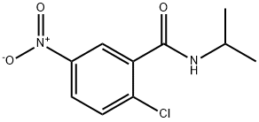 2-chloro-5-nitro-N-(propan-2-yl)benzamide Structure