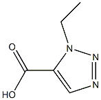 1-ethyl-1H-1,2,3-triazole-5-carboxylic acid Struktur