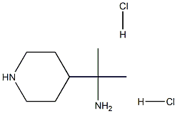 2-(piperidin-4-yl)propan-2-amine dihydrochloride Structure