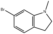 1-甲基-6-溴-吲哚啉, 86626-30-4, 结构式