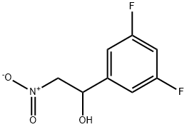 1-(3,5-二氟苯基)-2-硝基乙醇,869527-92-4,结构式
