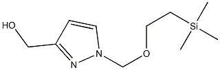 (1-((2-(三甲基甲硅烷基)乙氧基)甲基)-1H-吡唑-3-基)甲醇, 869558-95-2, 结构式