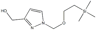 (1-((2-(trimethylsilyl)ethoxy)methyl)-1H-pyrazol-3-yl)methanol Structure